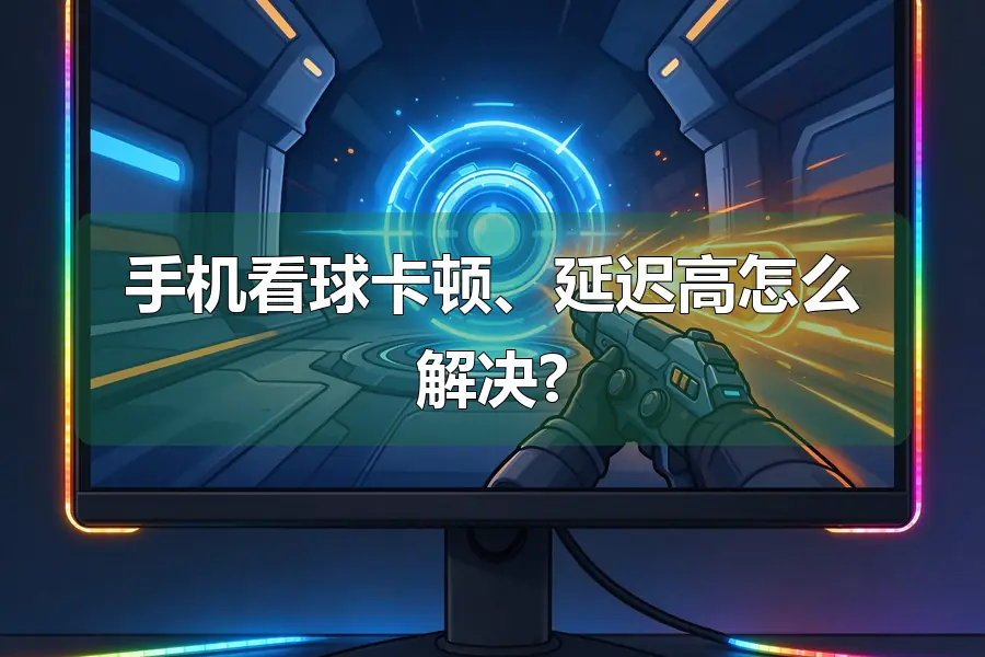 手机看球卡顿、延迟高怎么解决?