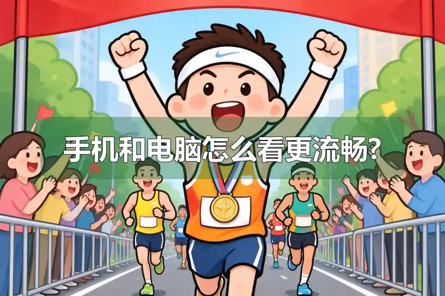 手机和电脑怎么看更流畅?